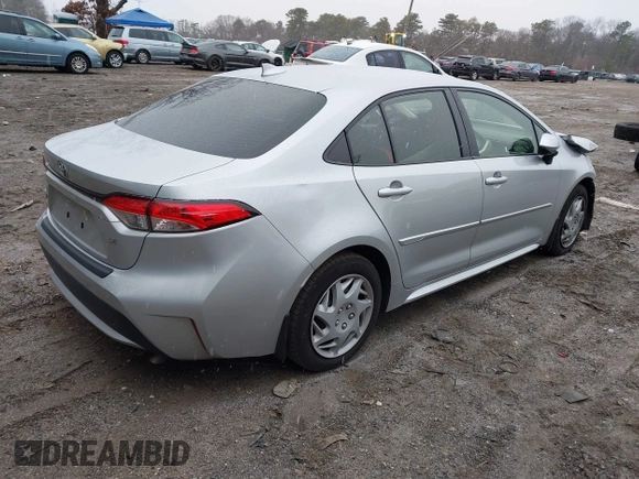 2022 Toyota Corolla LE with VIN JTDEPMAE9N3008929, listed as a IAAI auction lot 41238208 with 45,601 mi miles. Bid and sale history available at carsss.com. Image 4.