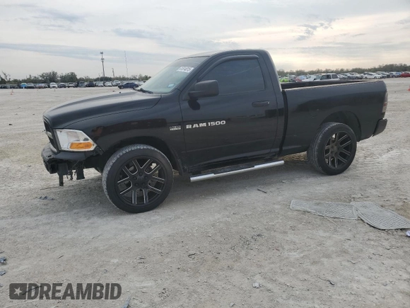 2012 Ram 1500 Express with VIN 3C6JD7AT3CG201456, listed as a Copart auction lot 41814015 with 126,181 mi miles and Clean Title. Bid and sale history available at carsss.com. Image 1.