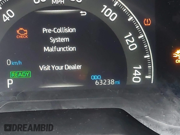 2021 Toyota RAV4 Hybrid XSE with VIN 2T3E6RFV4MW004081, listed as a IAAI auction lot 42300195 with 63,238 mi miles and . Bid and sale history available at DreamBid. Image 15.