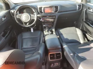 2018 Kia Sportage EX with VIN KNDPNCAC3J7319878, listed as a Copart auction lot 52171425 with 100,612 mi miles and Salvage title. Bid and sale history available at DreamBid. Image 8.