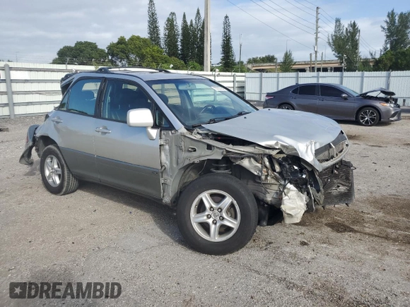 2002 Lexus RX 300 with VIN JTJGF10U820146720, listed as a Copart auction lot 75723734 with 183,683 mi miles and Salvage Title. Bid and sale history available at carsss.com. Image 4.
