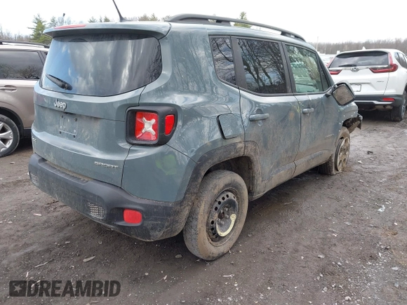2017 Jeep Renegade Sport with VIN ZACCJBAB1HPE77029, listed as a IAAI auction lot 41894878 with 145,328 mi miles and . Bid and sale history available at DreamBid. Image 4.