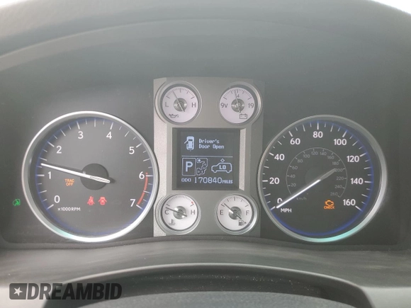 2011 Lexus LX 570 with VIN JTJHY7AX5B4083336, listed as a Copart auction lot 53483085 with 170,840 mi miles and Clean Title. Bid and sale history available at DreamBid. Image 9.