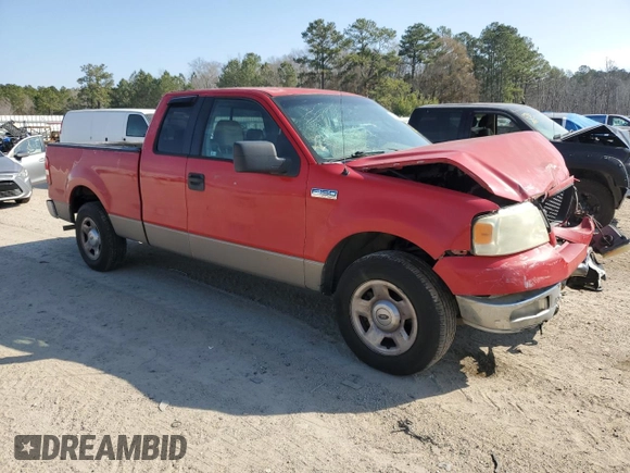 2005 Ford F-150 STX z VIN 1FTRX12W65NB05579, wystawiony jako Copart lot #53344105 z przebiegiem 275 002 mil mil oraz Szkoda całkowita • Salvage title. Historia ofert i sprzedaży dostępna na DreamBid. Obrazek 4.