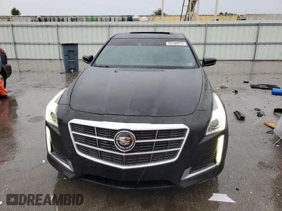 2014 Cadillac CTS Premium AWD with VIN 1G6AZ5S37E0131094, listed as a Copart auction lot 59180975 with 119,592 mi miles and Salvage title. Bid and sale history available at DreamBid. Image 5.