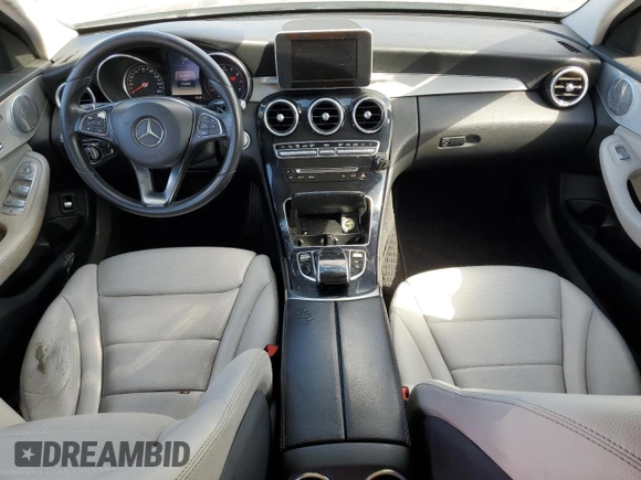 2015 Mercedes-Benz C 300 Luxury with VIN 55SWF4KB3FU023876, listed as a Copart auction lot 51646055 with 192,852 mi miles and Salvage Title. Bid and sale history available at DreamBid. Image 8.
