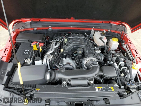 2023 Jeep Gladiator Sport S with VIN 1C6HJTAG6PL584451, listed as a Copart auction lot 47637395 with 8,356 mi miles and Salvage title. Bid and sale history available at DreamBid. Image 11.