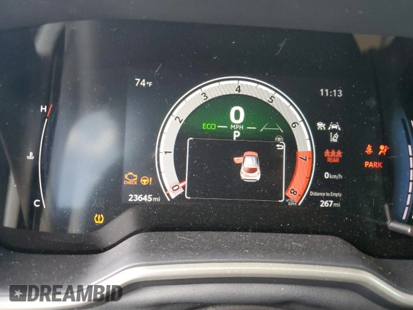 2023 Toyota Corolla XSE with VIN JTNC4MBE2P3201405, listed as a Copart auction lot 73908083 with 23,645 mi miles and Salvage Title. Bid and sale history available at DreamBid. Image 9.