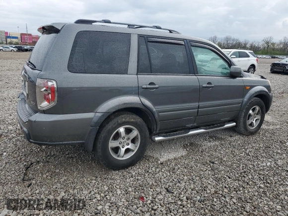 2007 Honda Pilot EX-L with VIN 2HKYF18507H534667, listed as a Copart auction lot 53900035 with 248,273 mi miles and Salvage Title. Bid and sale history available at carsss.com. Image 3.