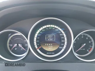 2012 Mercedes-Benz C 63 AMG with VIN WDDGF7HB2CA733599, listed as a IAAI auction lot 42094388 with 81,287 mi miles and . Bid and sale history available at carsss.com. Image 7.