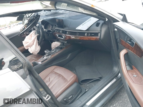2019 Audi A5 Sportback Premium with VIN WAUANCF54KA076681, listed as a IAAI auction lot 40817960 with 1 mi miles. Bid and sale history available at carsss.com. Image 5.