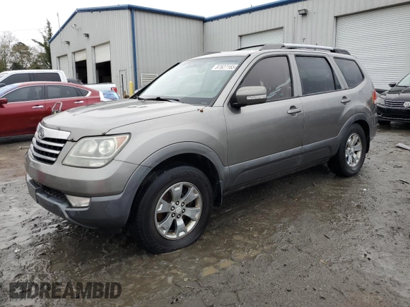 2009 Kia Borrego EX with VIN KNDJJ741395021261, listed as a Copart auction lot 87627165 with 270,855 mi miles and Salvage Title. Bid and sale history available at DreamBid. Image 1.