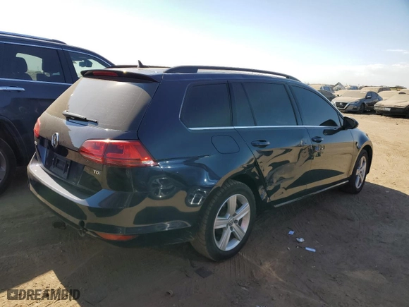 2015 Volkswagen Golf SportWagen TDI SE with VIN 3VWFA7AU4FM504149, listed as a Copart auction lot 75946894 with 89,199 mi miles and Salvage Title. Bid and sale history available at carsss.com. Image 3.