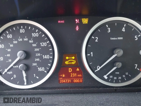 2006 BMW 5 Series 550i with VIN WBANB53556CP02839, listed as a IAAI auction lot 42152219 with 204,731 mi miles and . Bid and sale history available at DreamBid. Image 7.