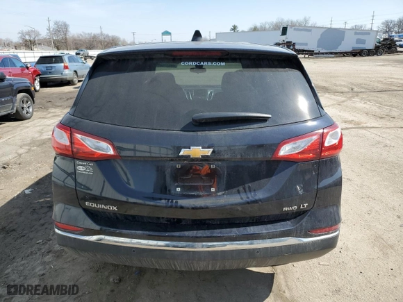 2020 Chevrolet Equinox LT with VIN 2GNAXTEV6L6176155, listed as a Copart auction lot 48537585 with 128,711 mi miles and Salvage Title. Bid and sale history available at carsss.com. Image 6.