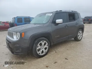 2017 Jeep Renegade Limited z VIN ZACCJADB9HPG30942, wystawiony jako Copart lot #50576725 z przebiegiem 83 365 mil mil oraz Czysty tytuł • Clean title. Historia ofert i sprzedaży dostępna na DreamBid. Obrazek 1.