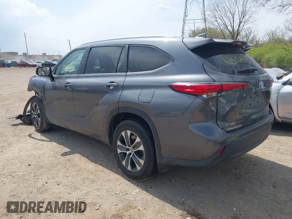 2023 Toyota Highlander L with VIN 5TDKDRBH6PS500241, listed as a IAAI auction lot 42026413 with 53,279 mi miles and . Bid and sale history available at DreamBid. Image 3.