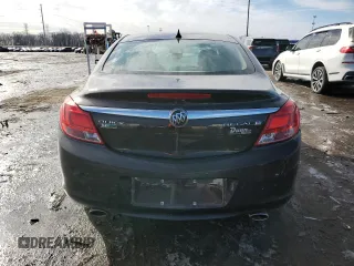 2011 Buick Regal CXL Turbo TO3 with VIN W04GX5GV1B1129123, listed as a Copart auction lot 44267065 with Not provided miles and Salvage title. Bid and sale history available at DreamBid. Image 6.