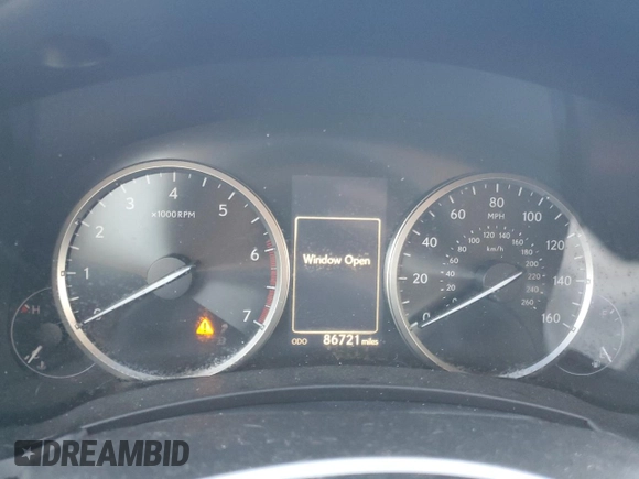 2015 Lexus NX 200t with VIN JTJBARBZXF2018747, listed as a Copart auction lot 80386264 with 86,721 mi miles and Salvage Title. Bid and sale history available at DreamBid. Image 9.