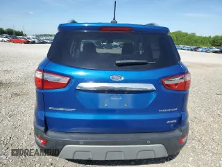 2018 Ford EcoSport Titanium z VIN MAJ6P1WL4JC196477, wystawiony jako Copart lot #54098085 z przebiegiem 62 073 mil mil oraz Szkody całkowita. Historia ofert i sprzedaży dostępna na DreamBid. Obrazek 6.