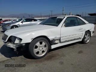 2001 Mercedes-Benz SL-Class with VIN WDBFA68F51F197926, listed as a Copart auction lot 73320134 with 227,868 mi miles and Salvage Title. Bid and sale history available at carsss.com. Image 1.