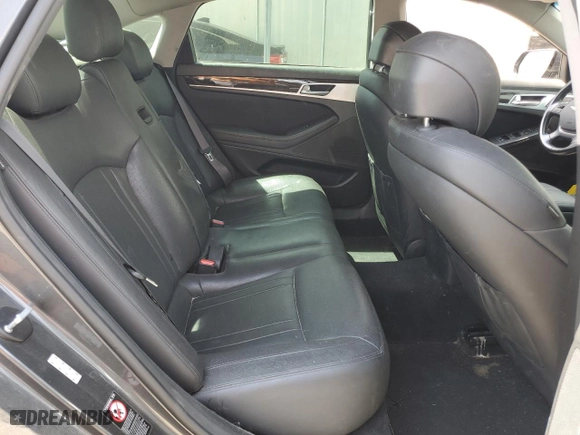 2018 Genesis G80 3.8L with VIN KMHGN4JE2JU277420, listed as a Copart auction lot 67351614 with 145,203 mi miles and Salvage Title. Bid and sale history available at carsss.com. Image 10.
