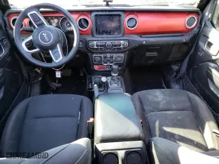 2021 Jeep Gladiator Rubicon with VIN 1C6JJTBGXML506458, listed as a Copart auction lot 43108383 with 54,889 mi miles. Bid and sale history available at carsss.com. Image 8.