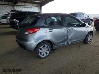 2013 Mazda Mazda2 Sport with VIN JM1DE1KZ5D0153225, listed as a Copart auction lot 50942555 with 105,958 mi miles and Salvage Title. Bid and sale history available at carsss.com. Image 3.