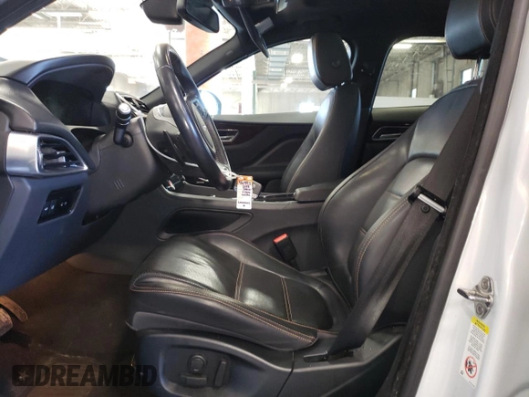 2018 Jaguar F-Pace 35t Prestige with VIN SADCK2EV7JA252724, listed as a Copart auction lot 71237194 with 50,582 mi miles and Salvage title. Bid and sale history available at DreamBid. Image 7.
