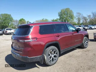 2024 Jeep Grand Cherokee Limited with VIN 1C4RJKBG3R8916325, listed as a Copart auction lot 55571865 with 35,657 mi miles and Salvage title. Bid and sale history available at DreamBid. Image 3.
