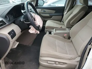 2017 Honda Odyssey SE with VIN 5FNRL5H36HB024018, listed as a Copart auction lot 52437385 with 105,175 mi miles and Salvage Title. Bid and sale history available at carsss.com. Image 7.