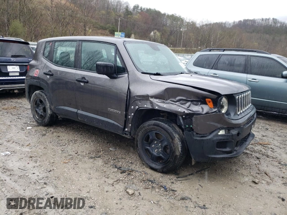 2016 Jeep Renegade Sport with VIN ZACCJBAW5GPD03336, listed as a Copart auction lot 50492275 with 116,001 mi miles and Salvage Title. Bid and sale history available at carsss.com. Image 4.