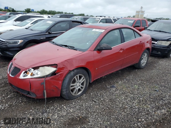 2006 Pontiac G6 6-Cyl z VIN 1G2ZG558364131914, wystawiony jako Copart lot #58775044 z przebiegiem 178 484 mil mil oraz Szkoda całkowita • Salvage title. Historia ofert i sprzedaży dostępna na DreamBid. Obrazek 1.