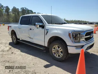 2022 Ford F-150 XL with VIN 1FTFW1E8XNFA60918, listed as a Copart auction lot 49954125 with 84,079 mi miles and Salvage Title. Bid and sale history available at DreamBid. Image 4.