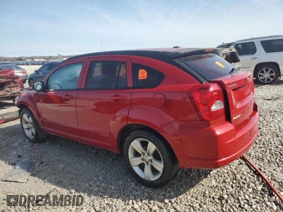 2012 Dodge Caliber SXT with VIN 1C3CDWDA3CD527684, listed as a Copart auction lot 48410545 with 0 mi miles and Clean Title. Bid and sale history available at carsss.com. Image 2.