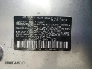 2011 Subaru Forester X Premium с VIN JF2SHADC8BH710734, выставлен на аукционе Copart как лот 85782644 с пробегом 96 798 миль миль и На запчасти • Non repairable. История ставок и продаж доступна на DreamBid. Изображение 13.