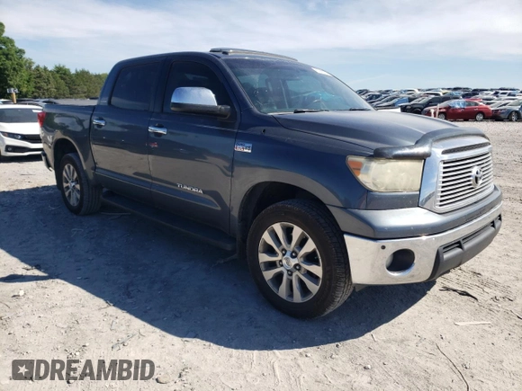2010 Toyota Tundra 4WD Truck LTD with VIN 5TFHW5F16AX118545, listed as a Copart auction lot 61446264 with 199,936 mi miles and Salvage Title. Bid and sale history available at carsss.com. Image 4.