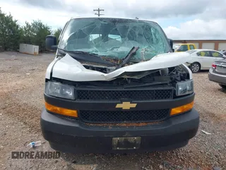 2019 Chevrolet Express Cargo with VIN 1GCWGAFG7K1372805, listed as a IAAI auction lot 42428224 with 23,949 mi miles and . Bid and sale history available at DreamBid. Image 12.