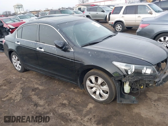 2010 Honda Accord EX-L with VIN 1HGCP3F85AA020216, listed as a IAAI auction lot 41347279 with 191,637 mi miles and . Bid and sale history available at DreamBid. Image 1.