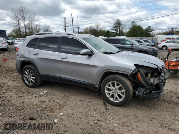 2017 Jeep Cherokee Limited with VIN 1C4PJMDB5HD226697, listed as a Copart auction lot 52945615 with Not Provided miles and Salvage Title. Bid and sale history available at DreamBid. Image 4.