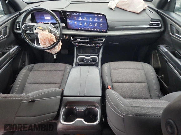 2024 Chevrolet Traverse FWD LT with VIN 1GNERGKS9RJ165465, listed as a Copart auction lot 58985355 with 17,849 mi miles and Salvage title. Bid and sale history available at DreamBid. Image 8.