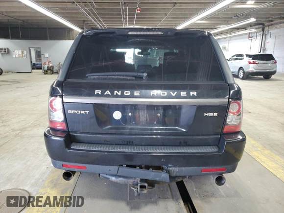 2012 Land Rover Range Rover Sport HSE with VIN SALSF2D4XCA722082, listed as a Copart auction lot 51611105 with 187,172 mi miles and Salvage Title. Bid and sale history available at carsss.com. Image 6.