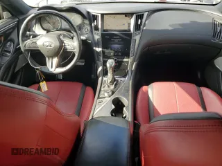 2021 Infiniti Q60 Red Sport 400 с VIN JN1FV7LK2MM530327, выставлен на аукционе Copart как лот 80844904 с пробегом 35 611 миль миль и Списание • Salvage title. История ставок и продаж доступна на DreamBid. Изображение 8.