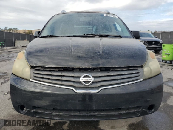 2007 Nissan Quest S with VIN 5N1BV28U47N137805, listed as a Copart auction lot 45397965 with 221,095 mi miles and Salvage Title. Bid and sale history available at carsss.com. Image 5.