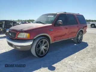 2001 Ford Expedition Eddie Bauer with VIN 1FMRU17W41LB82891, listed as a Copart auction lot 49628365 with 213,712 mi miles and Non repairable. Bid and sale history available at DreamBid. Image 1.