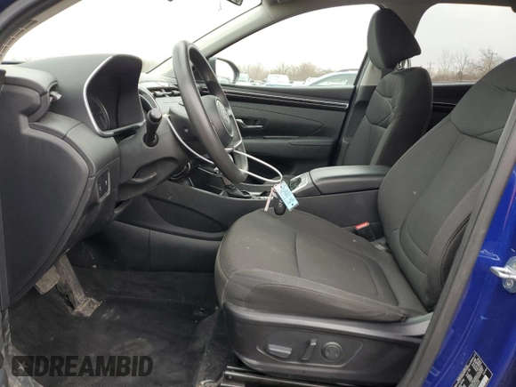 2022 Hyundai Tucson SEL with VIN 5NMJBCAE0NH020458, listed as a Copart auction lot 49184195 with 46,172 mi miles and Salvage Title. Bid and sale history available at DreamBid. Image 7.