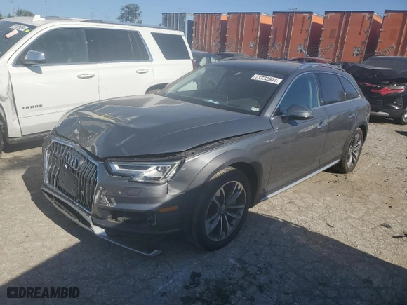 2018 Audi allroad Prestige with VIN WA19NAF42JA050946, listed as a Copart auction lot 73732504 with NaN miles and Salvage Title. Bid and sale history available at carsss.com. Image 1.