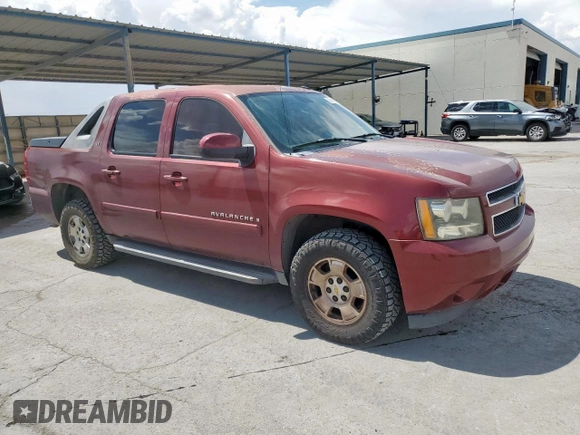 2007 Chevrolet Avalanche 3LT z VIN 3GNEC12097G108386, wystawiony jako Copart lot #59820845 z przebiegiem Nie podano mil oraz Czysty tytuł • Clean title. Historia ofert i sprzedaży dostępna na DreamBid. Obrazek 4.