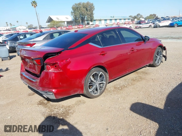2023 Nissan Altima 2.5 SR with VIN 1N4BL4CV8PN370274, listed as a IAAI auction lot 41817398 with 27,180 mi miles. Bid and sale history available at carsss.com. Image 4.