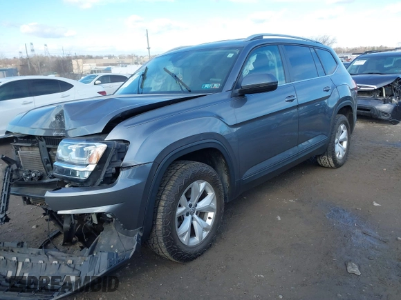 2018 Volkswagen Atlas SE with VIN 1V2LR2CA8JC557594, listed as a IAAI auction lot 41407513 with Not provided miles and . Bid and sale history available at DreamBid. Image 16.